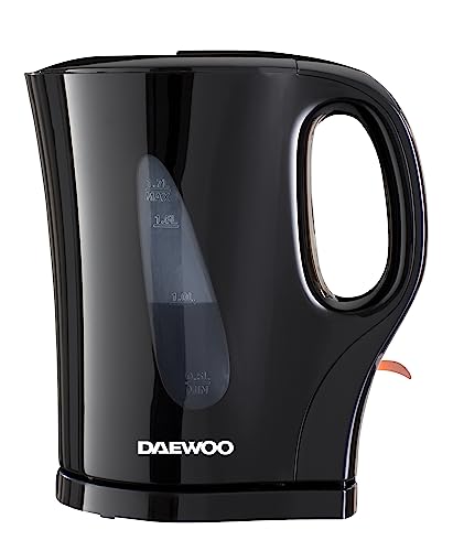 Detalle de Daewoo Essentials 1.7L Fast Boil Electric Kettle – Black