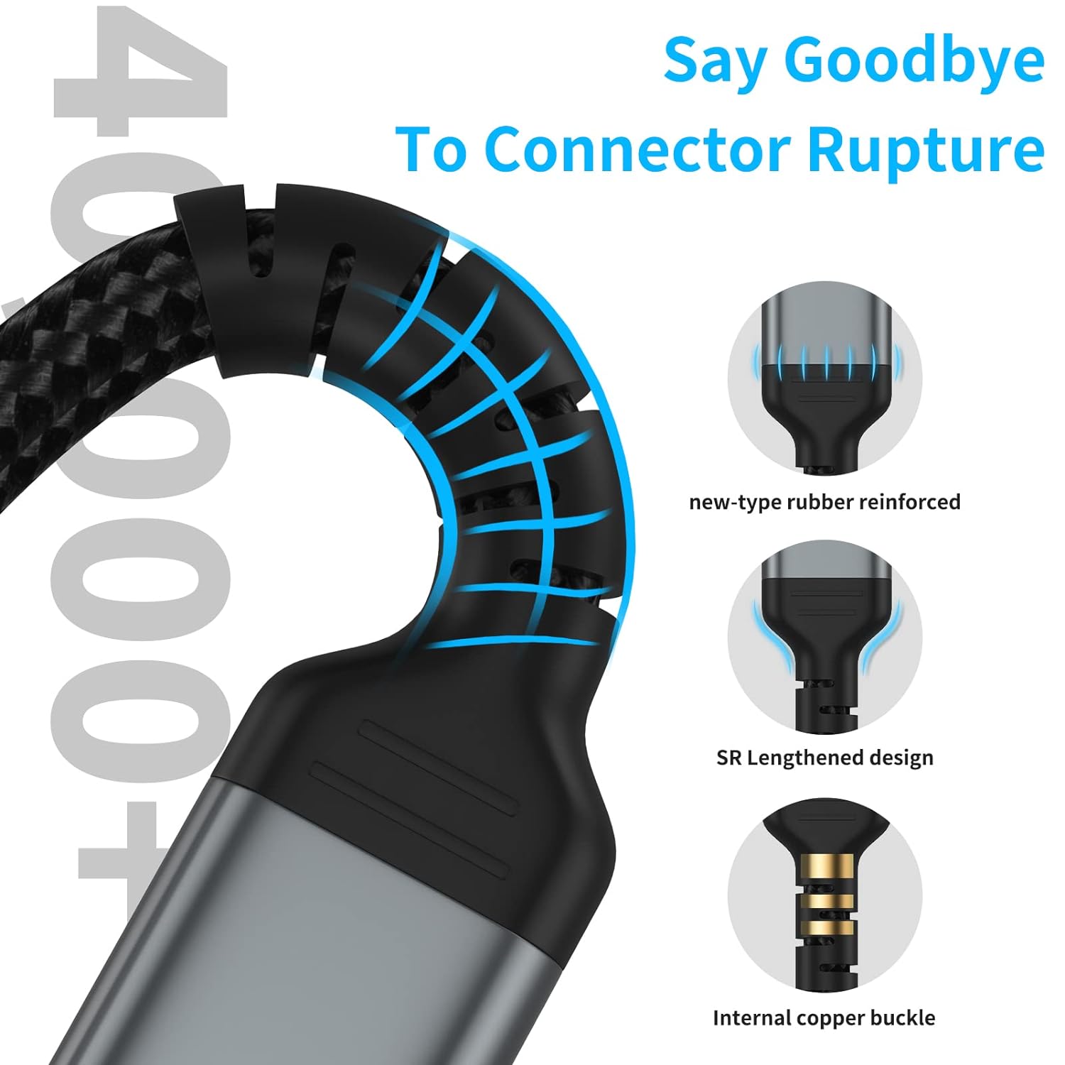 Thumbnail 2 de 6 Inch USB C Charger Cord 2 Pack