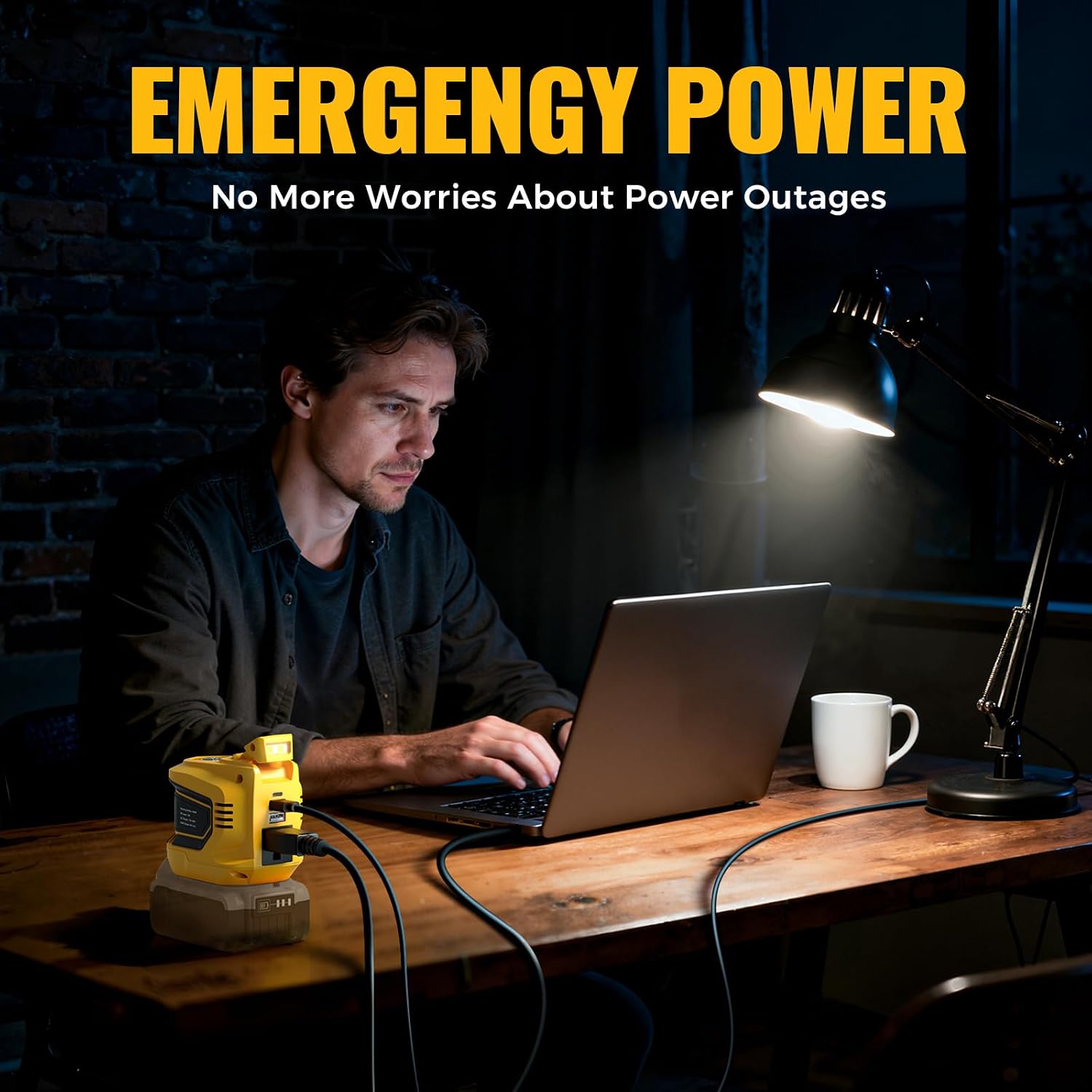 Thumbnail 4 de Dewalt 20V 200W Power Inverter with USB-C and AC 🔌