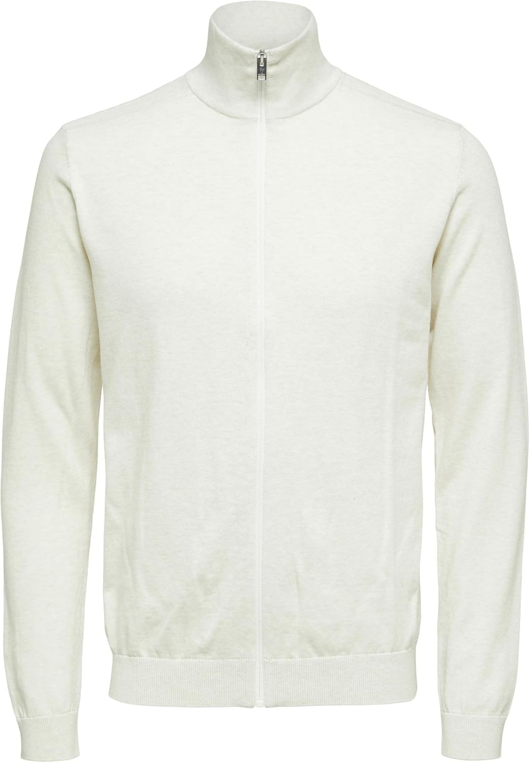 Thumbnail 2 de SELECTED HOMME Male Strickjacke Zip-up – atmungsaktiv, mit Rippdetails