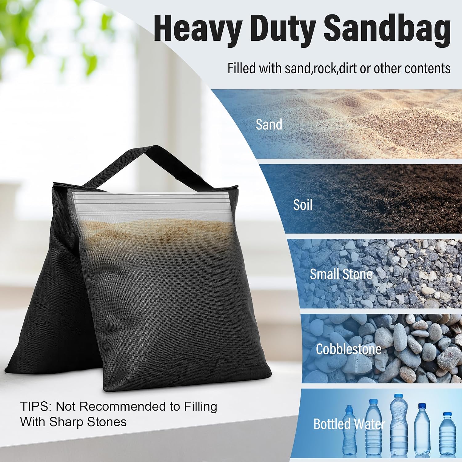 Detalle 2 de Victiv Sand Bags 4 Pack, 11.7kg max