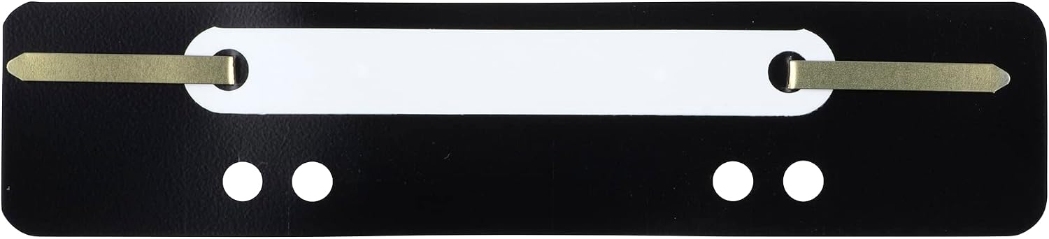 Thumbnail 1 de Elba Heftstreifen aus Kunststoff, 150x35 mm, schwarz – 100 Stück
