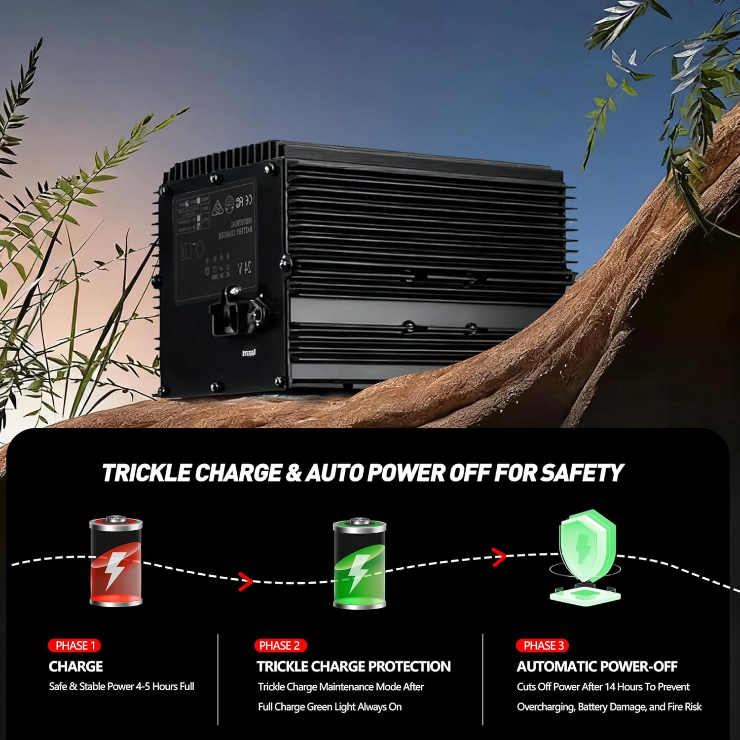 Thumbnail 4 de SWKOCNOI HB600-24B 24V 25A Scissor Lift Battery Charger (Replaces 161827/128537/96211/105739GT)