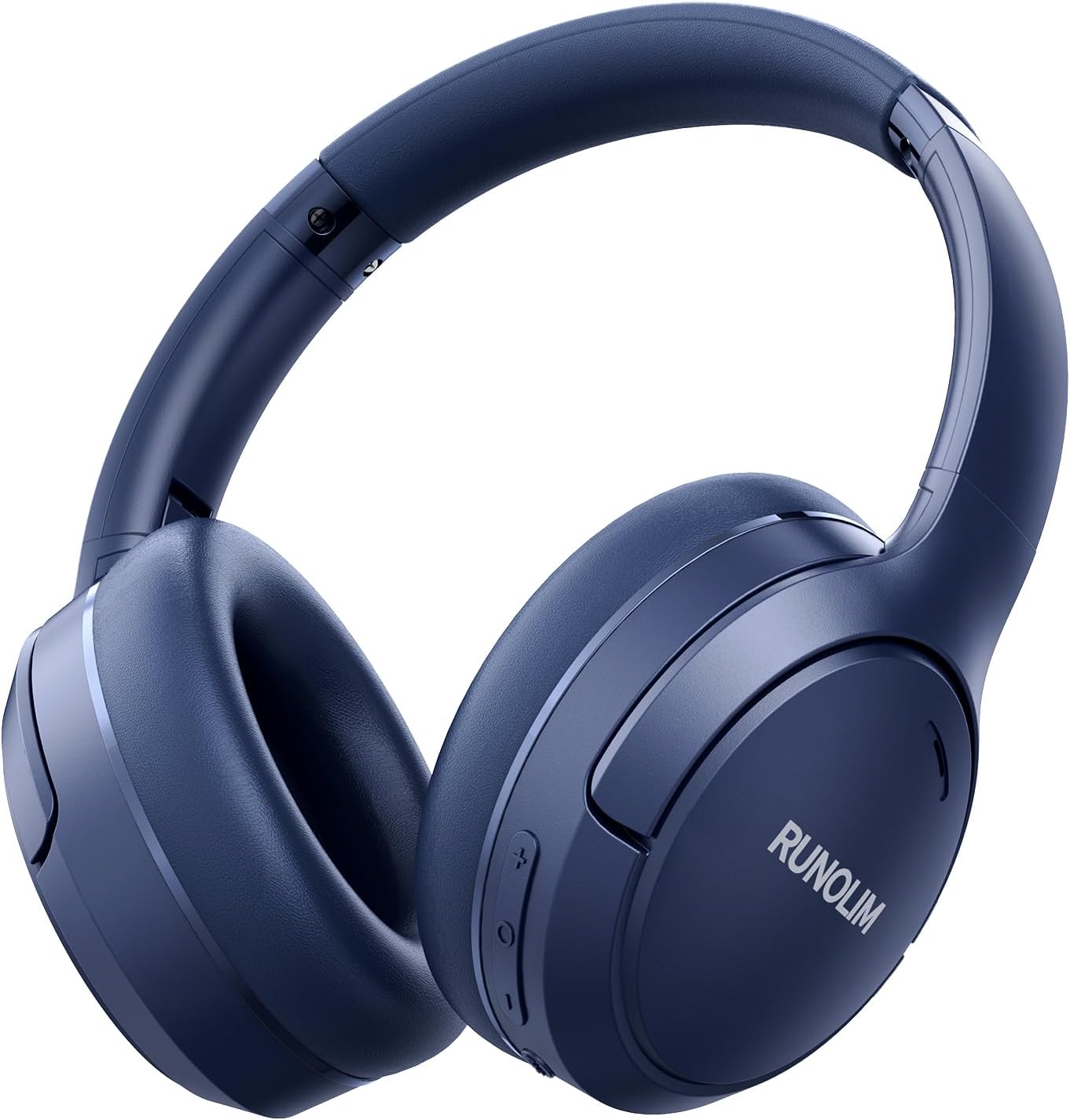 Detalle de RUNOLIM Hybrid ANC Wireless Headphones – Over-Ear Bluetooth with 70h Playtime