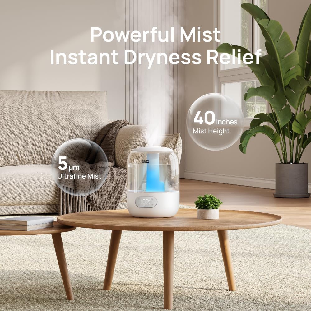 Thumbnail 4 de Dreo 3L Humidifier, 30H Quiet Runtime ⚙