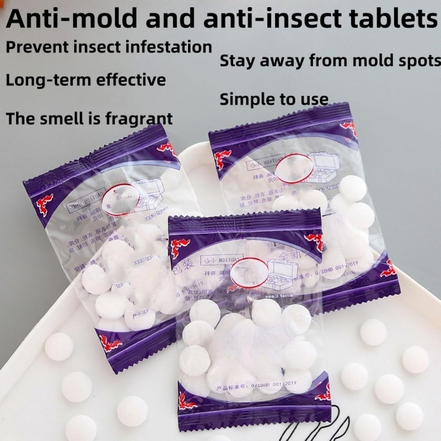 Thumbnail 6 de Siyinzu 5PCS moth balls for wardrobe protection