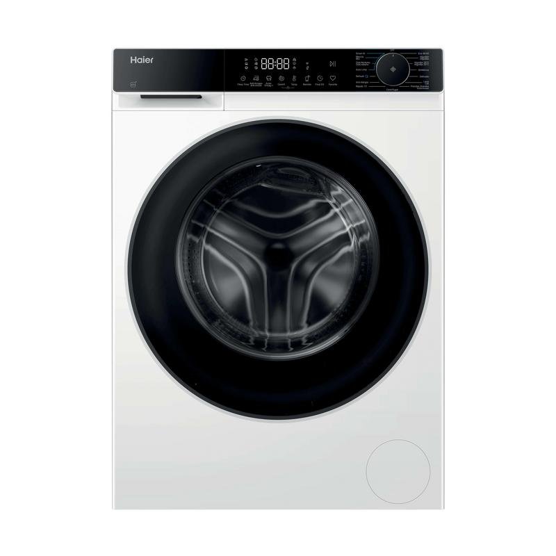Detalle de Lavadora Haier HW80-BP14357TU1: 8 kg, 1400 rpm, IA, Vapor y conectividad inteligente