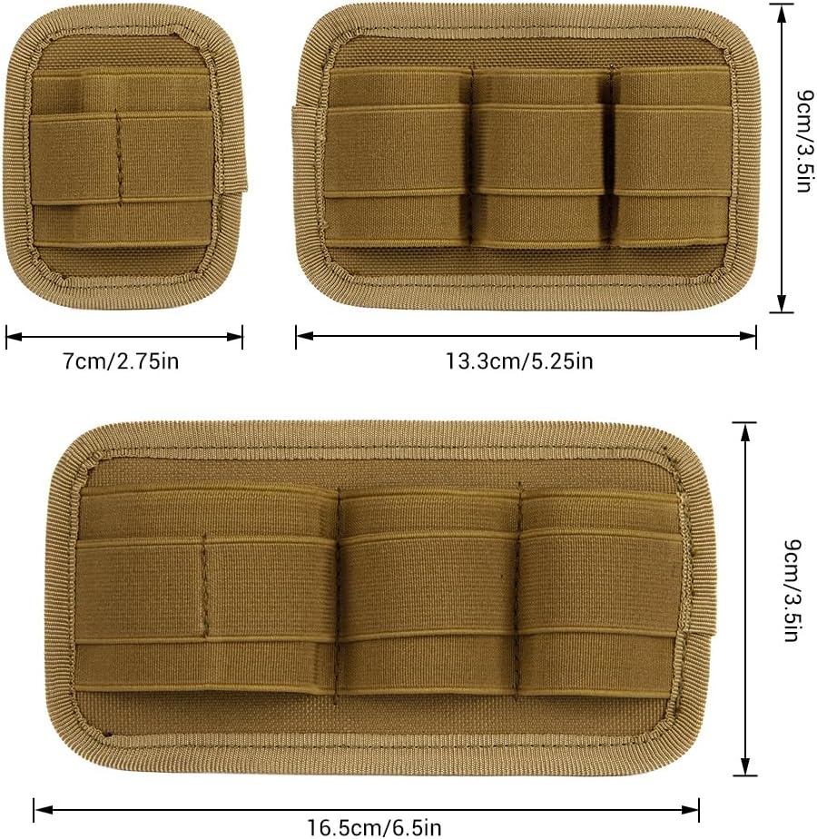 Detalle de Modular Organizer: EDC Bag Insert Elastic Holder Double Panel for Flexible Accessory Storage