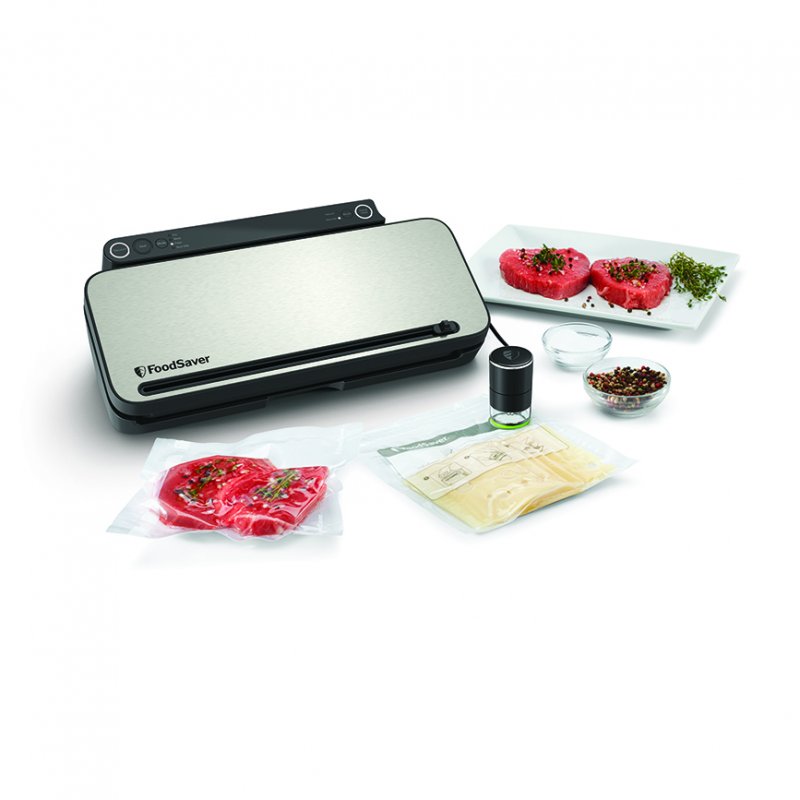 Detalle de FoodSaver VS3190X: Envasadora al vacío para alimentos