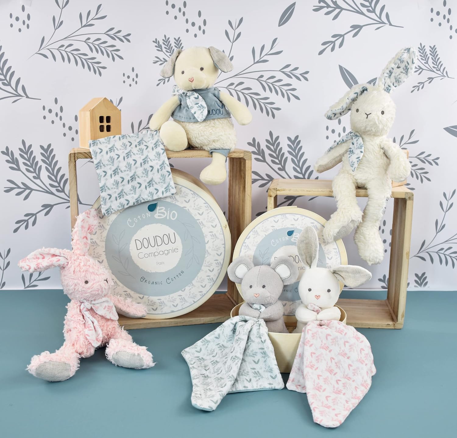 Detalle 2 de Souris DOUDOU BOTANIC BIO 15 cm