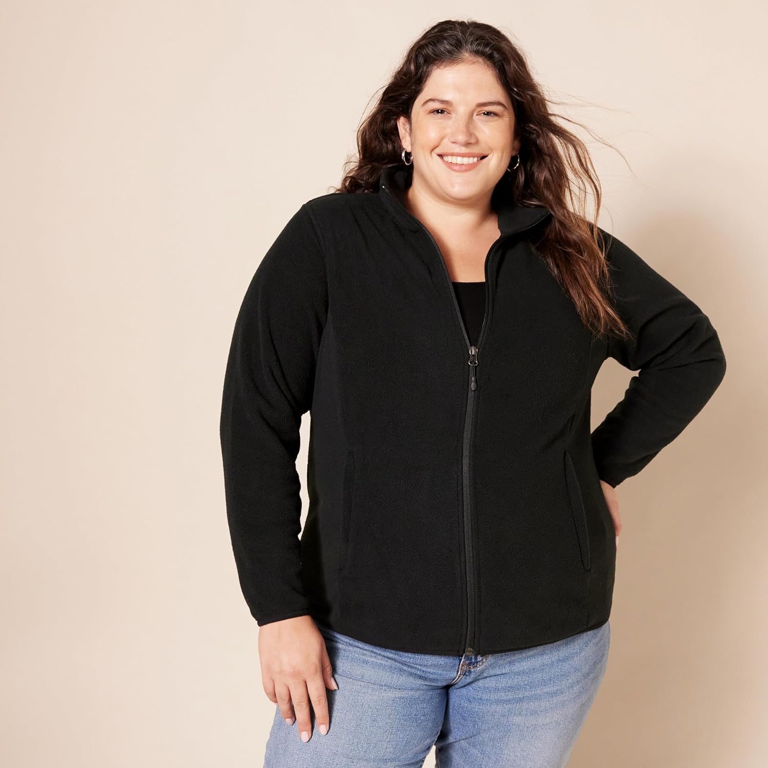 Detalle de Amazon Essentials Women's Classic-Fit Full-Zip Polar Soft Fleece Jacket