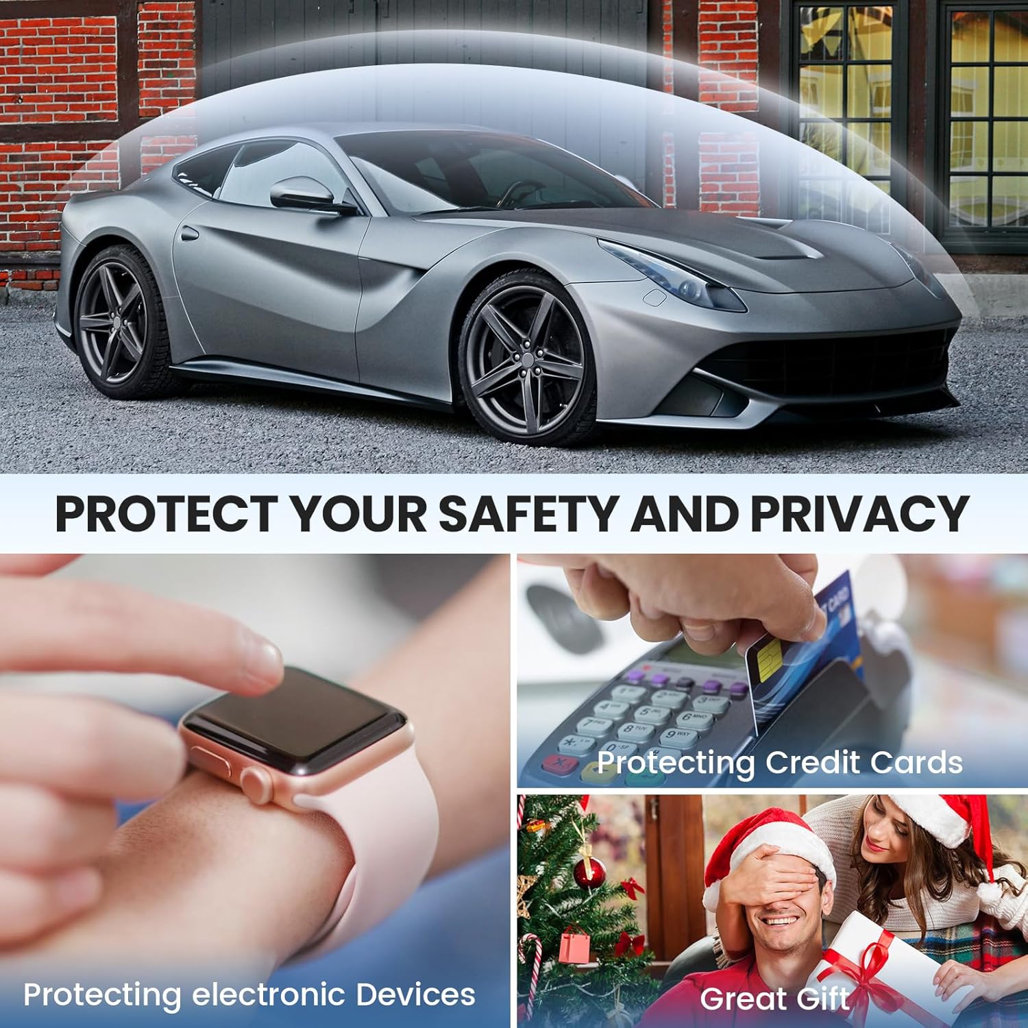 Thumbnail 6 de Bryze Faraday Box and Pouch 2 Pack: Dual-Layer RF Shield for Keyless Car Security
