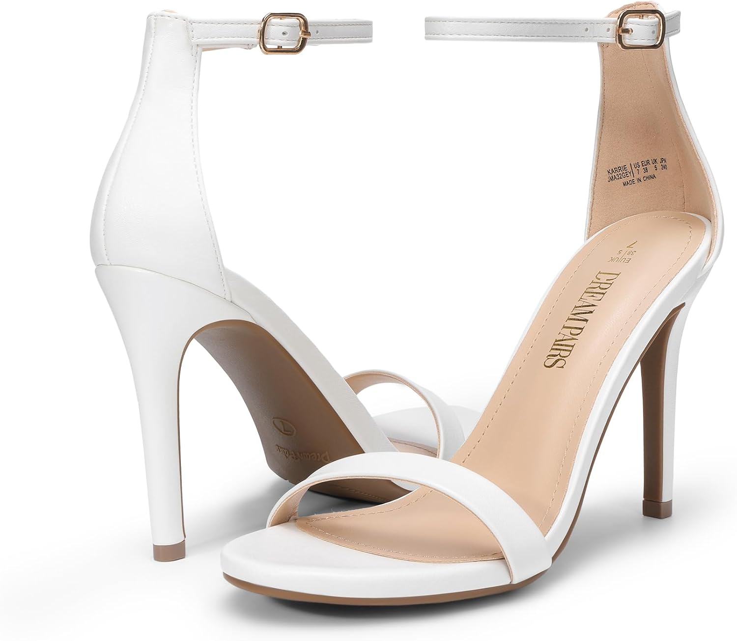 Thumbnail 6 de DREAM PAIRS Stiletto Sandals with Ankle Strap