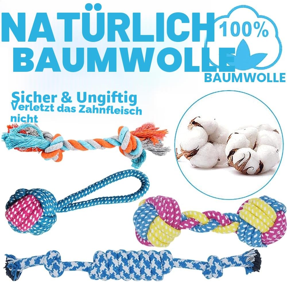 Detalle 2 de Speedy Panther 7 Stück Hundespielzeug Set für Kleine Hunde