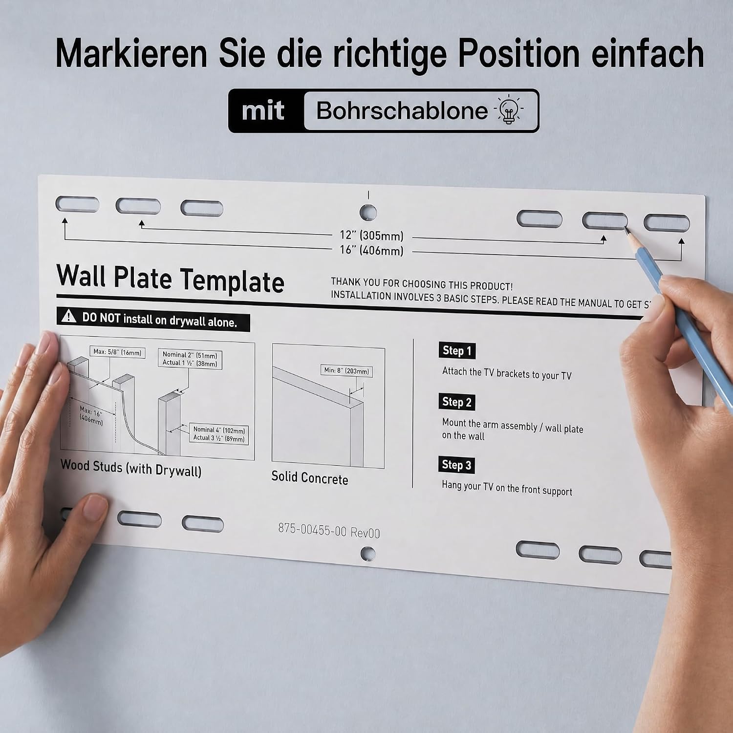 Thumbnail 6 de PERLESMITH TV Wandhalterung für 37–85″ Fernseher