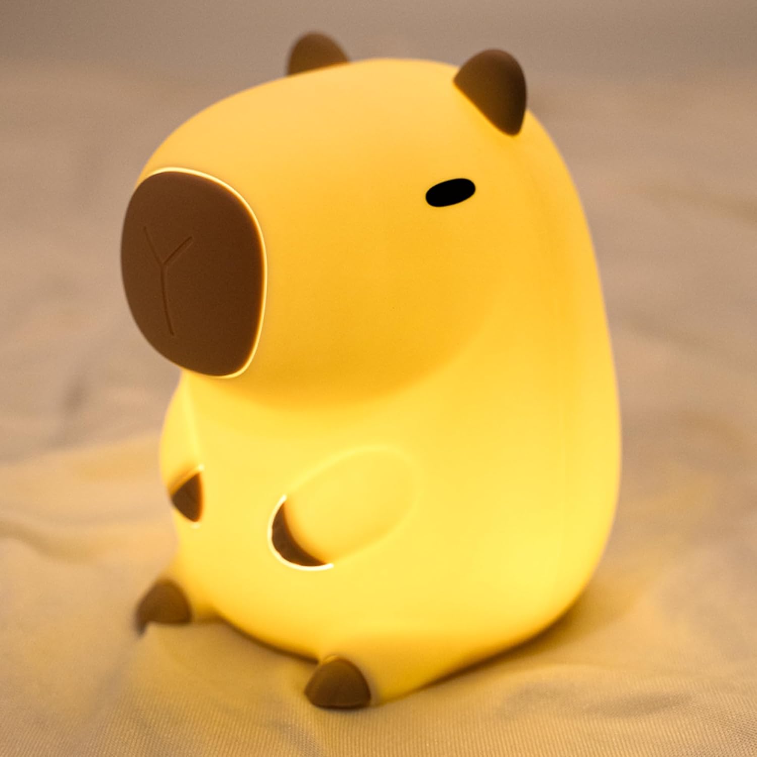 Detalle de UNEEDE Capybara Nachtlicht 20 Min Abschaltfunktion 🌙