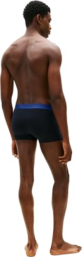 Thumbnail 1 de Tommy Hilfiger 3P Trunk WB UM0UM03908 – Boxer pour Homme Gris (Blu JN/WDG Blu/Blu Spl), Taille M