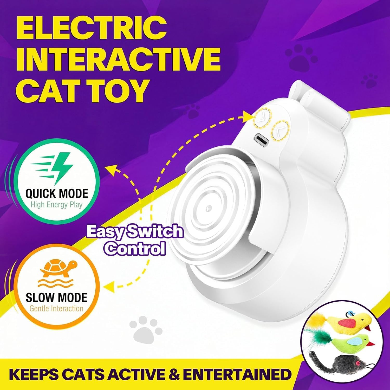 Detalle de CATPICK Automatic Doorway Cat Toy, Rechargeable