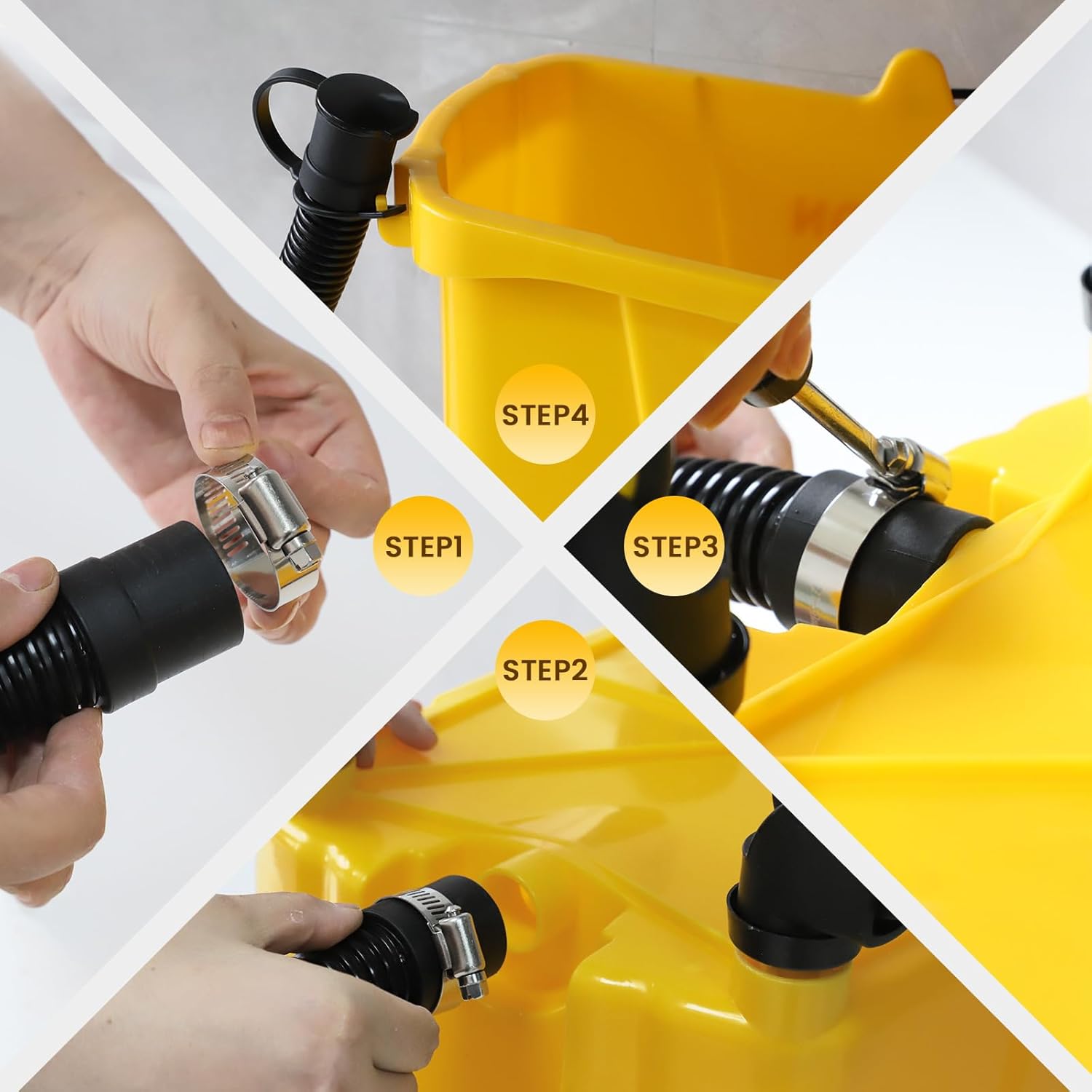 Thumbnail 4 de 35-Quart Commercial Mop Bucket with Wringer