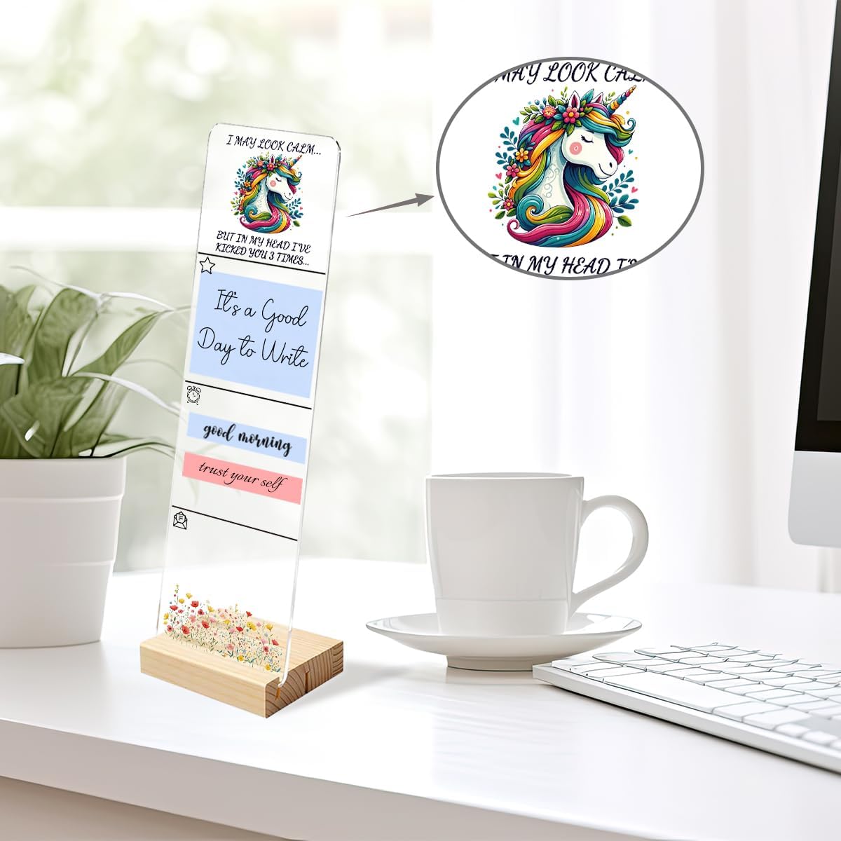 Thumbnail 4 de Sticky Note Holder with Acrylic Board