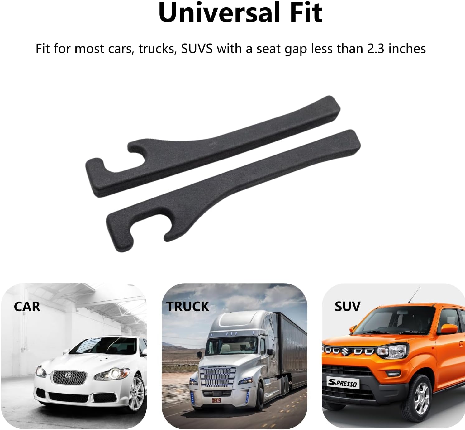 Thumbnail 5 de Hiseanllo Car Seat Gap Filler 2 Pack 2.3 in
