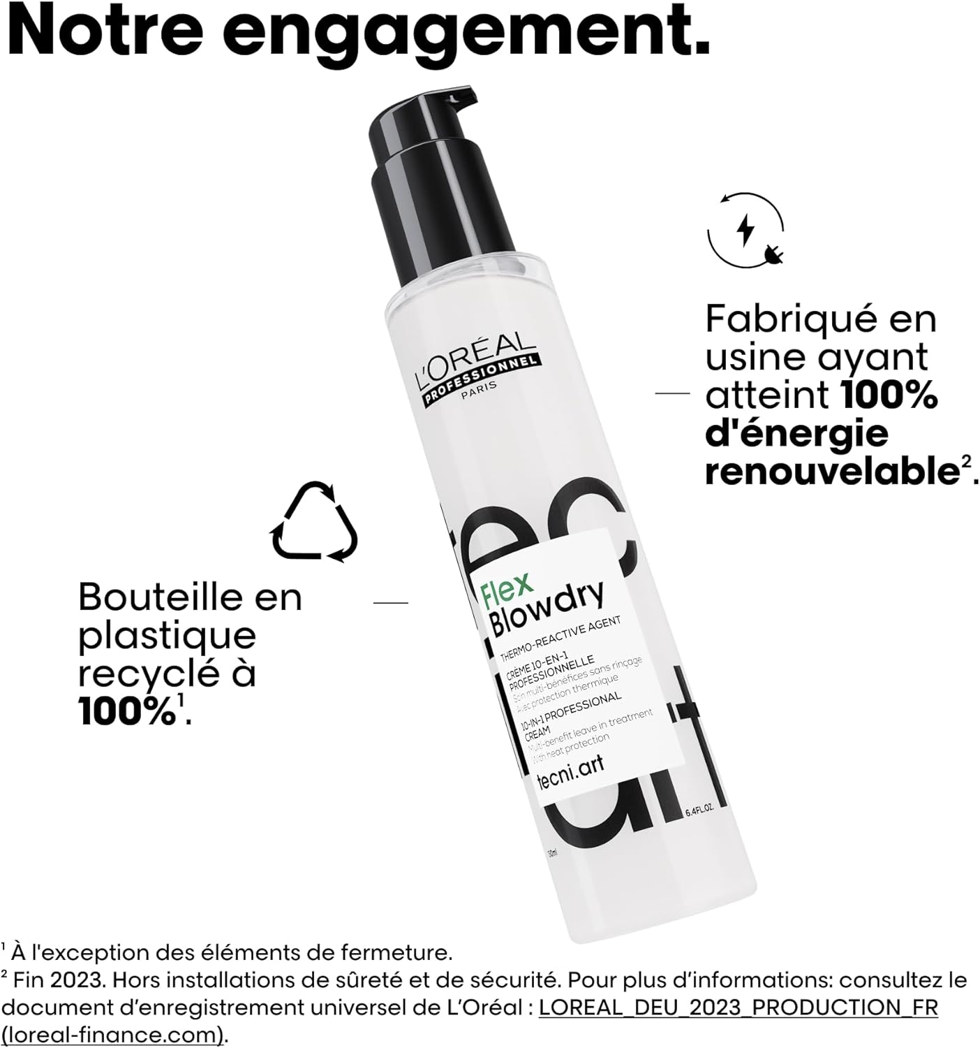 Thumbnail 4 de L'Oréal Professionnel Tecni Art Crème 10-en-1 Flex Blowdry – Soin multi-bénéfices sans rinçage (150 ml)