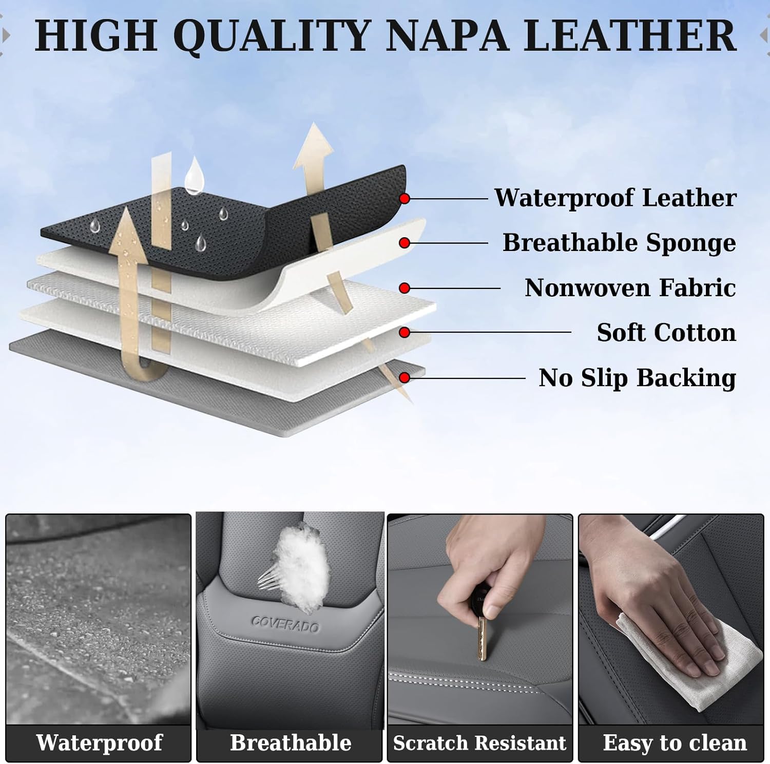 Thumbnail 5 de Coverado Car Seat Covers 5-piece