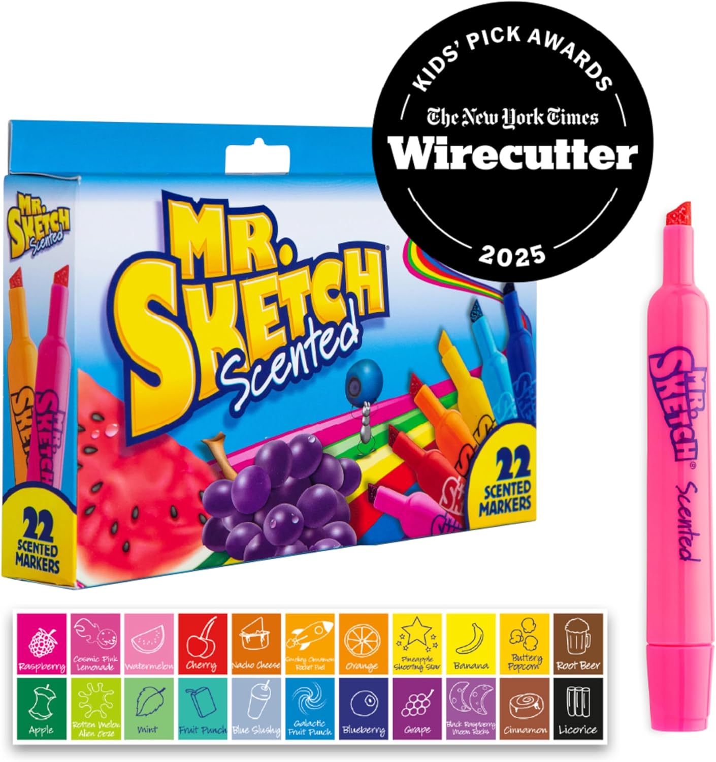 Thumbnail 1 de Mr. Sketch 22-count scented markers 🎨