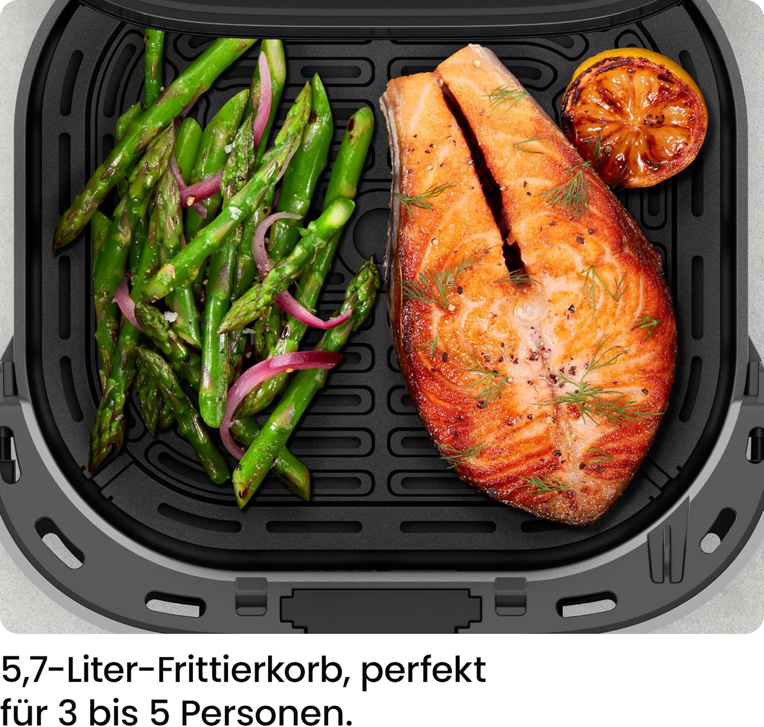 Thumbnail 2 de Chefman Heißluftfritteuse 5,7 L – kompakt, Hi-Fry Technologie, Sichtfenster und Touch Controls