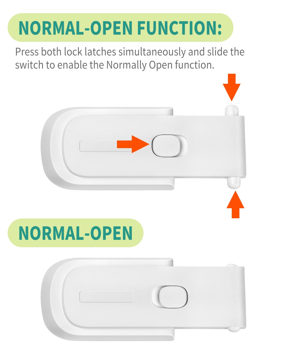 Thumbnail 6 de Qinzcp Refrigerator Safety Lock, ABS