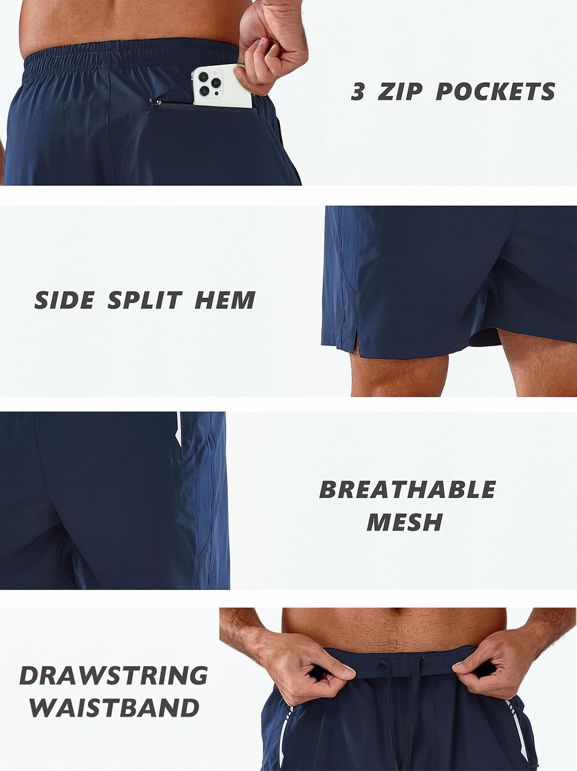 Detalle de NORTHYARD Men's Athletic Shorts 7-Inch