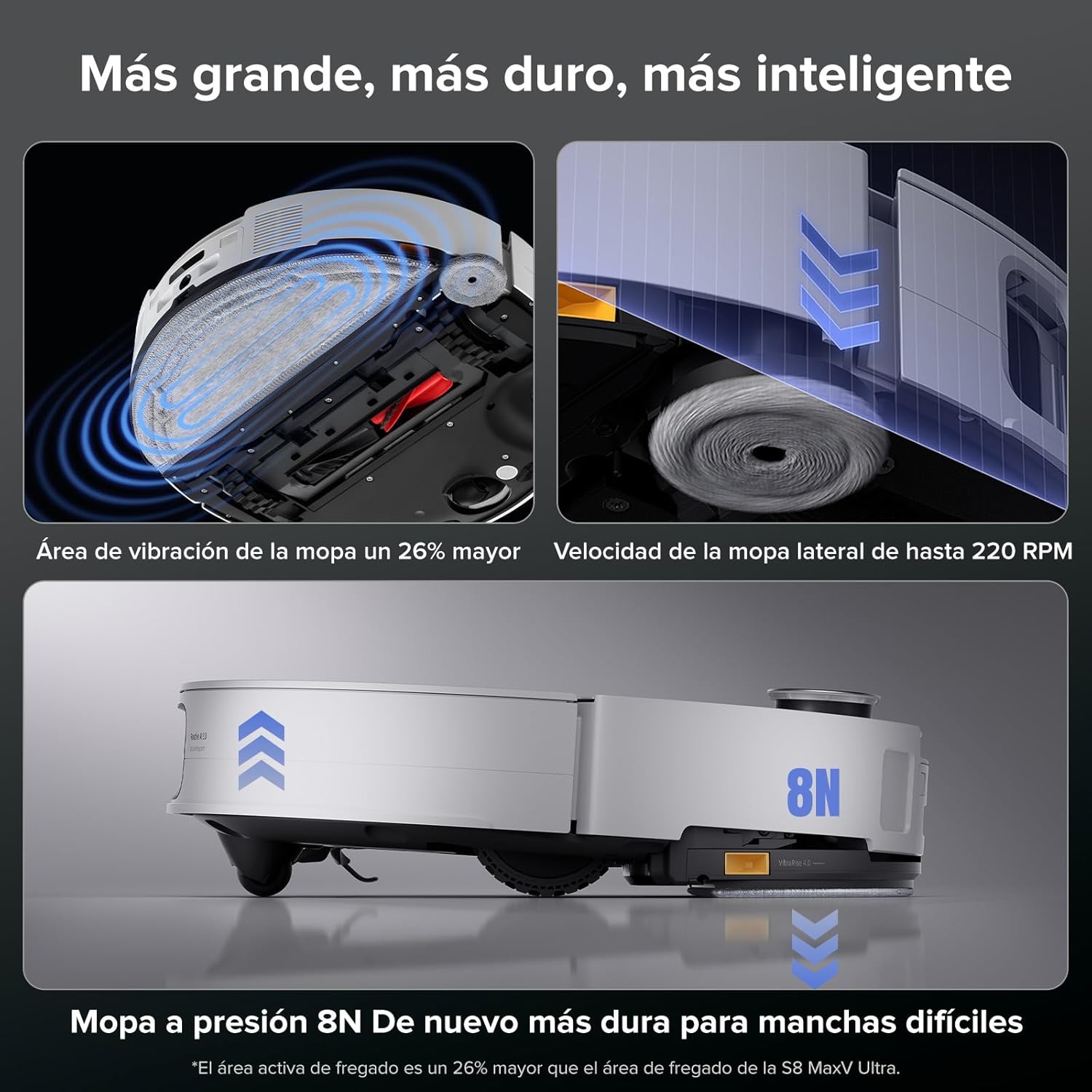 Thumbnail 4 de Robot Aspirador Roborock Saros 10 🌪️ 22,000Pa, Ultrafino, AI