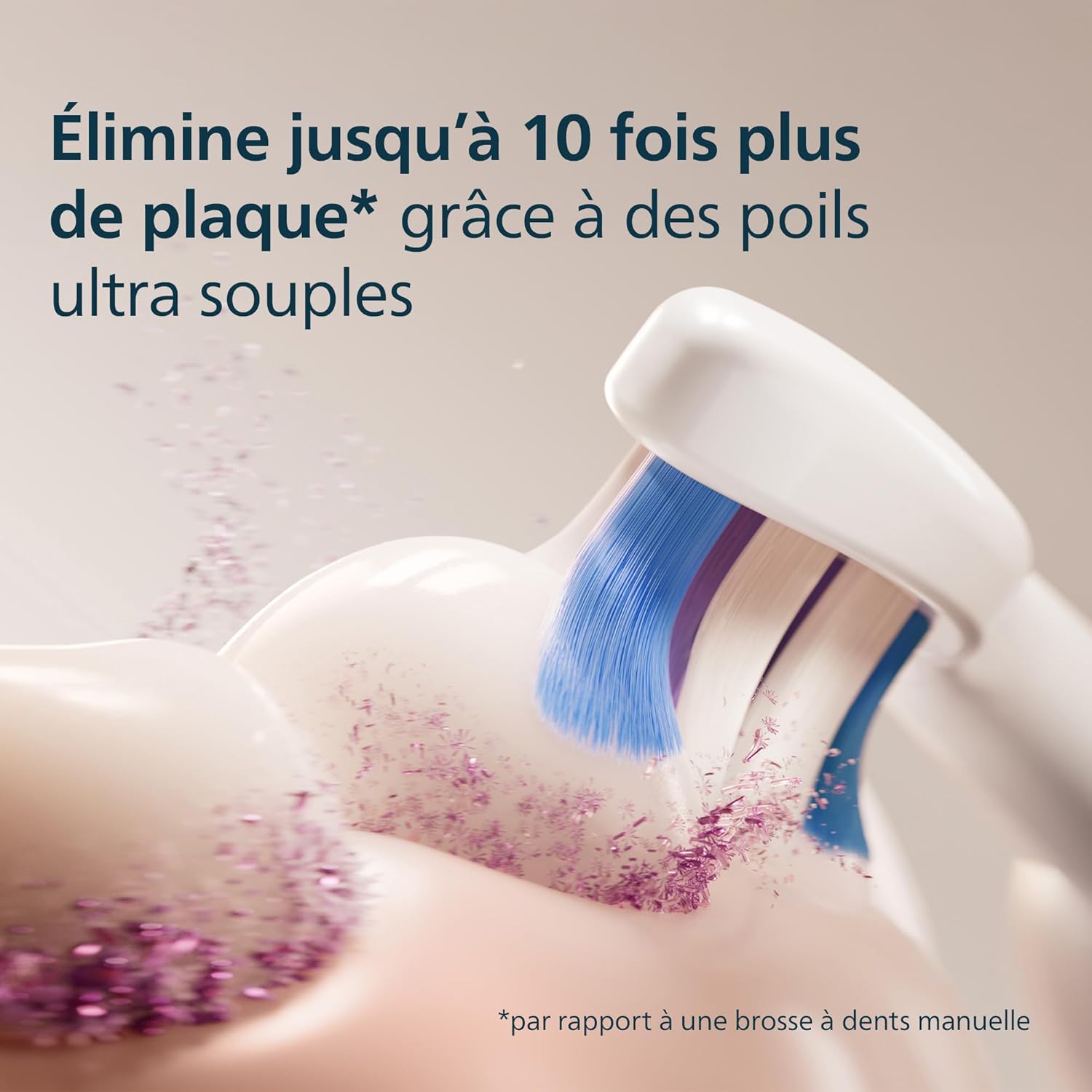 Thumbnail 3 de Philips Sonicare S2 Sensitive – Lot de 6 têtes de brosse HX6056/87, douceur adaptée aux gencives sensibles