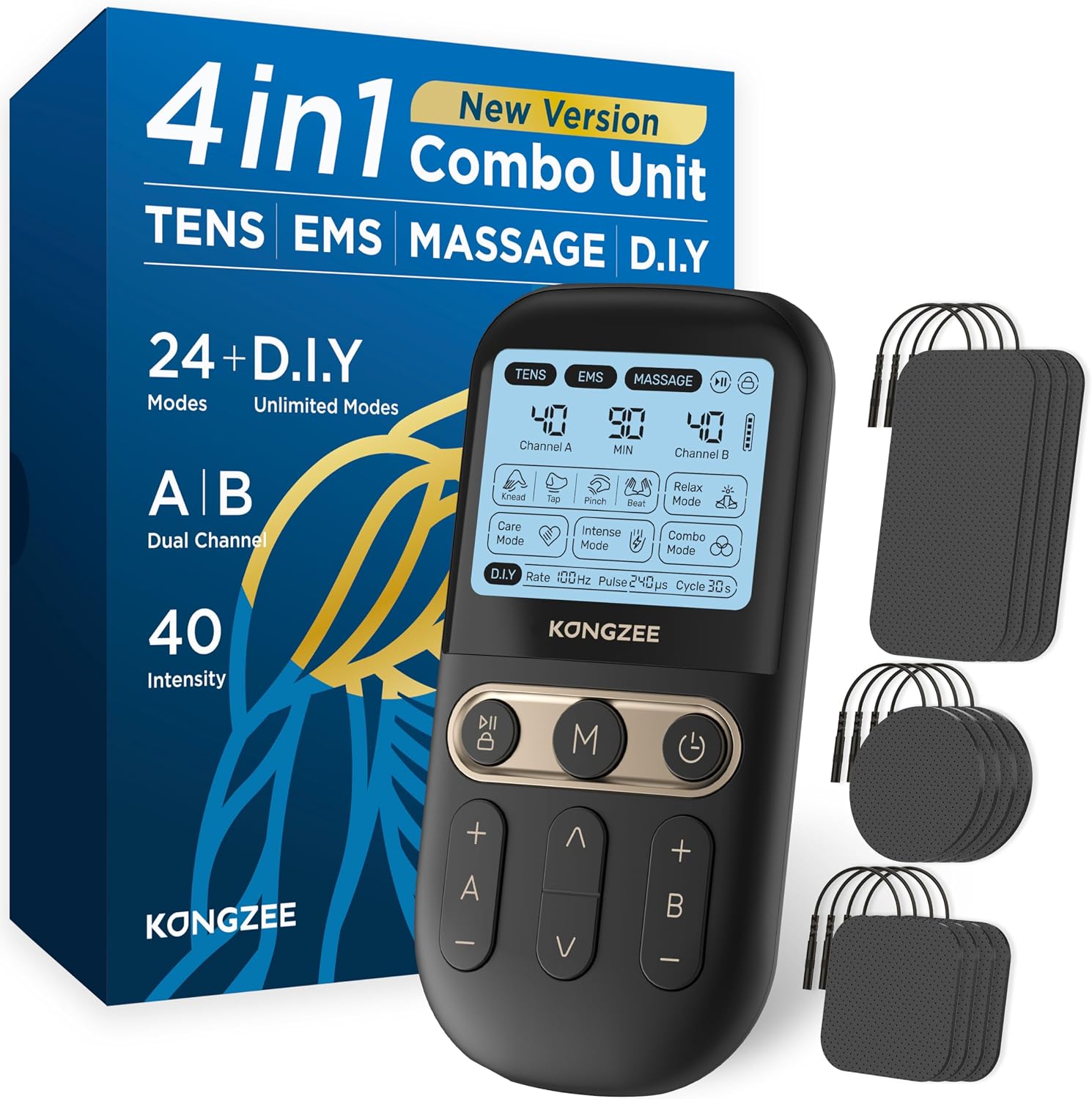 Imagen de 4-in-1 DIY TENS EMS Muskelstimulator en OfertitasTOP