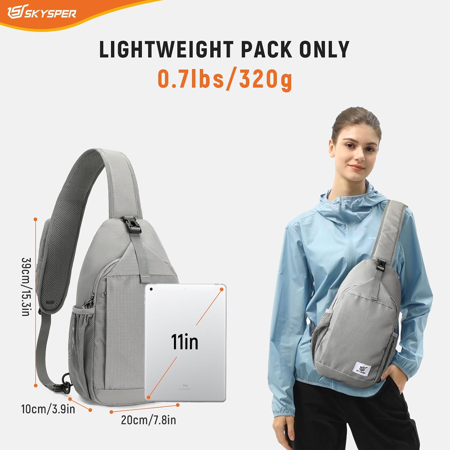 Detalle 2 de RFID cross body bag 11 inch tablet