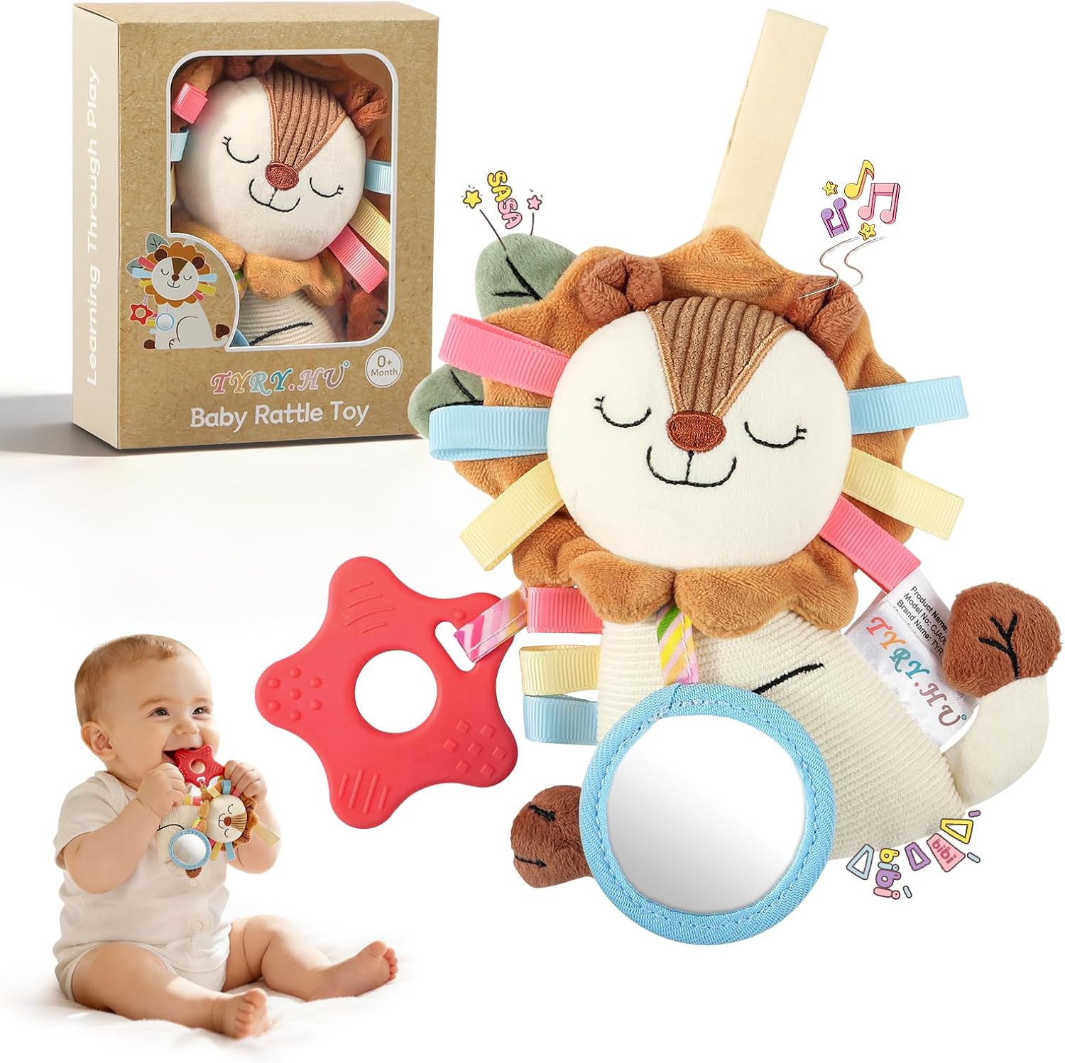 Detalle de TYRY.HU baby rattle toy, sensory fun