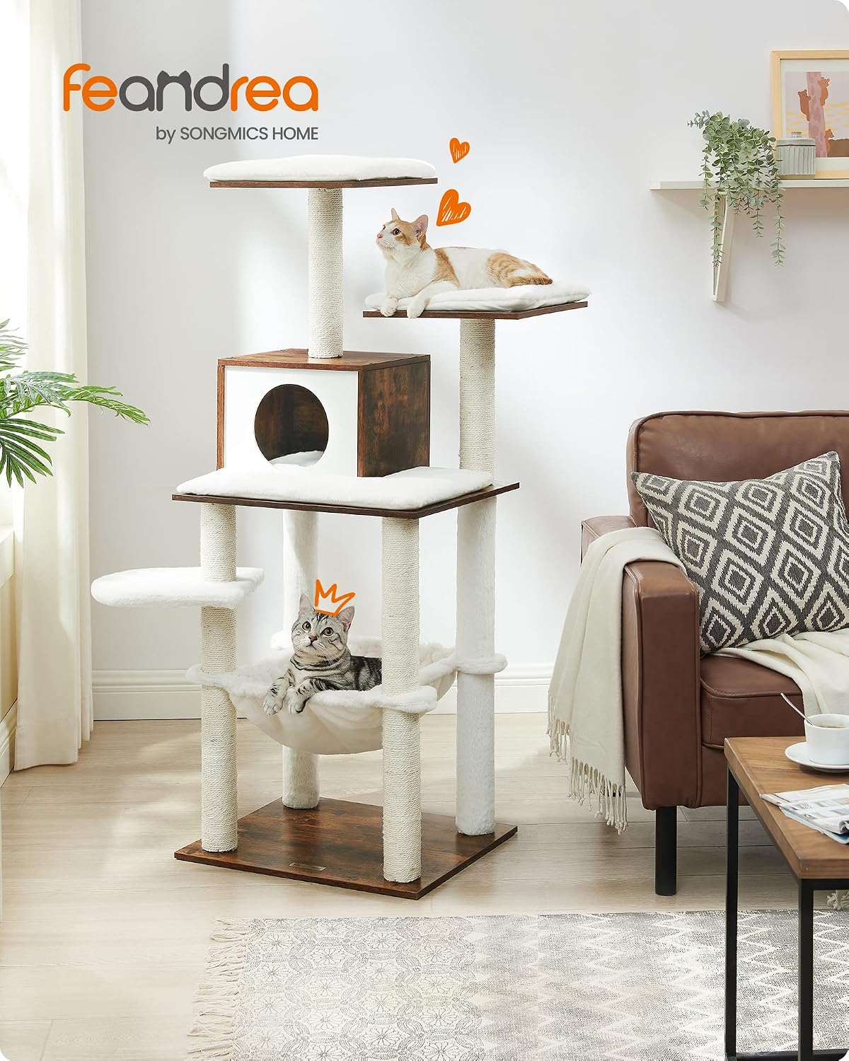Thumbnail 1 de Feandrea PCT164X01 arbre à chat 138 cm multinuiveaux 🐱