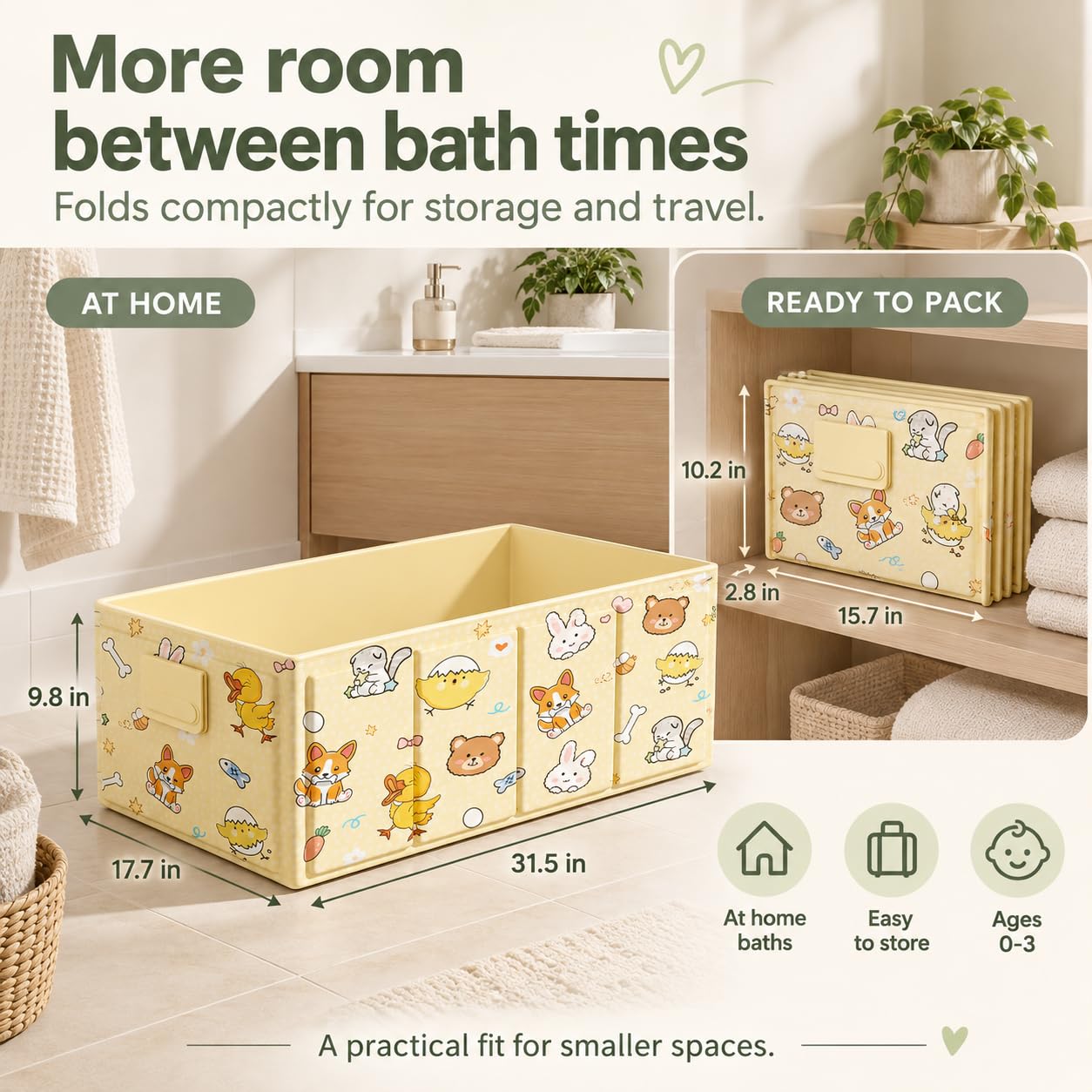 Thumbnail 6 de Foldable Baby Bathtub in PVC