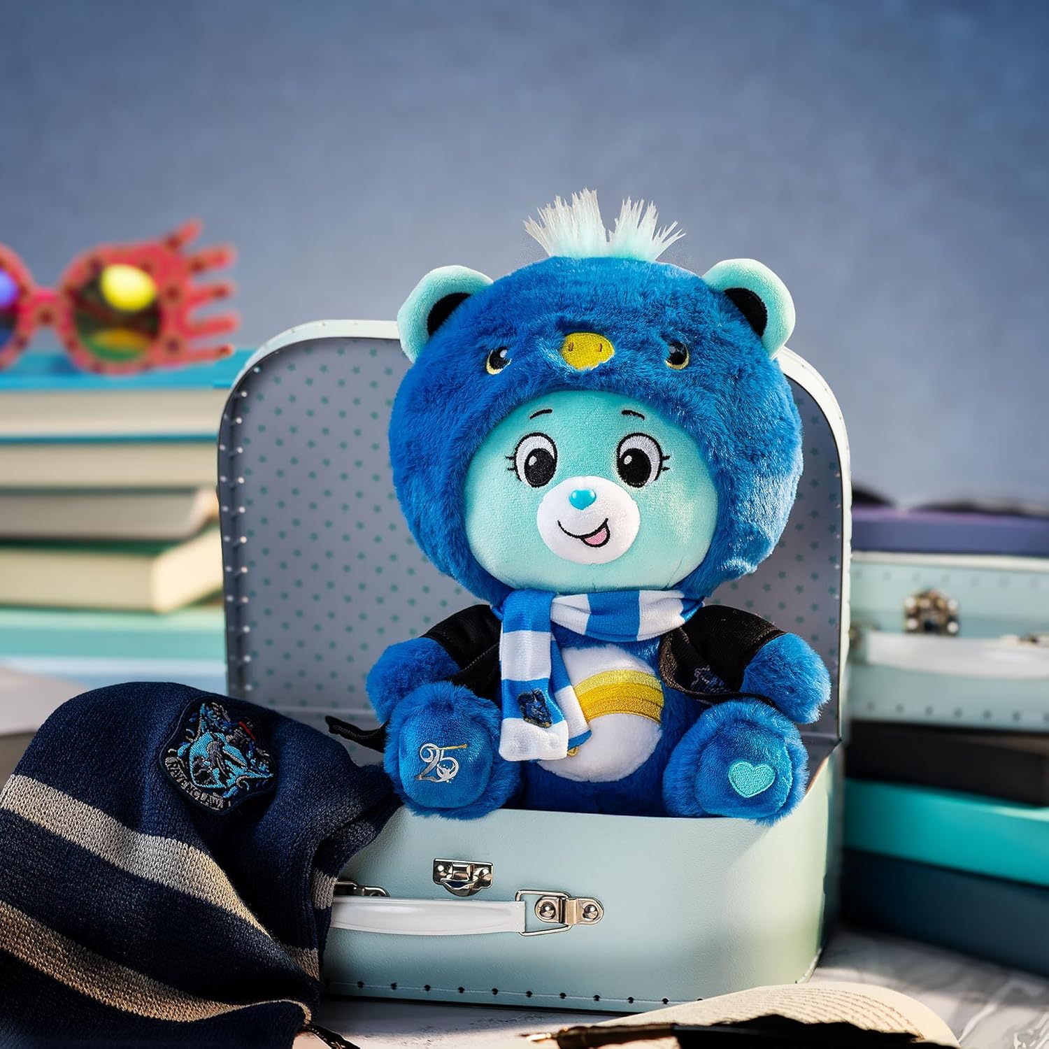 Thumbnail 4 de Care Bears x Harry Potter Ravenclaw Wish Bear 30cm Hoodie Plush (Premium Hogwarts House collectible) – Ages 4+