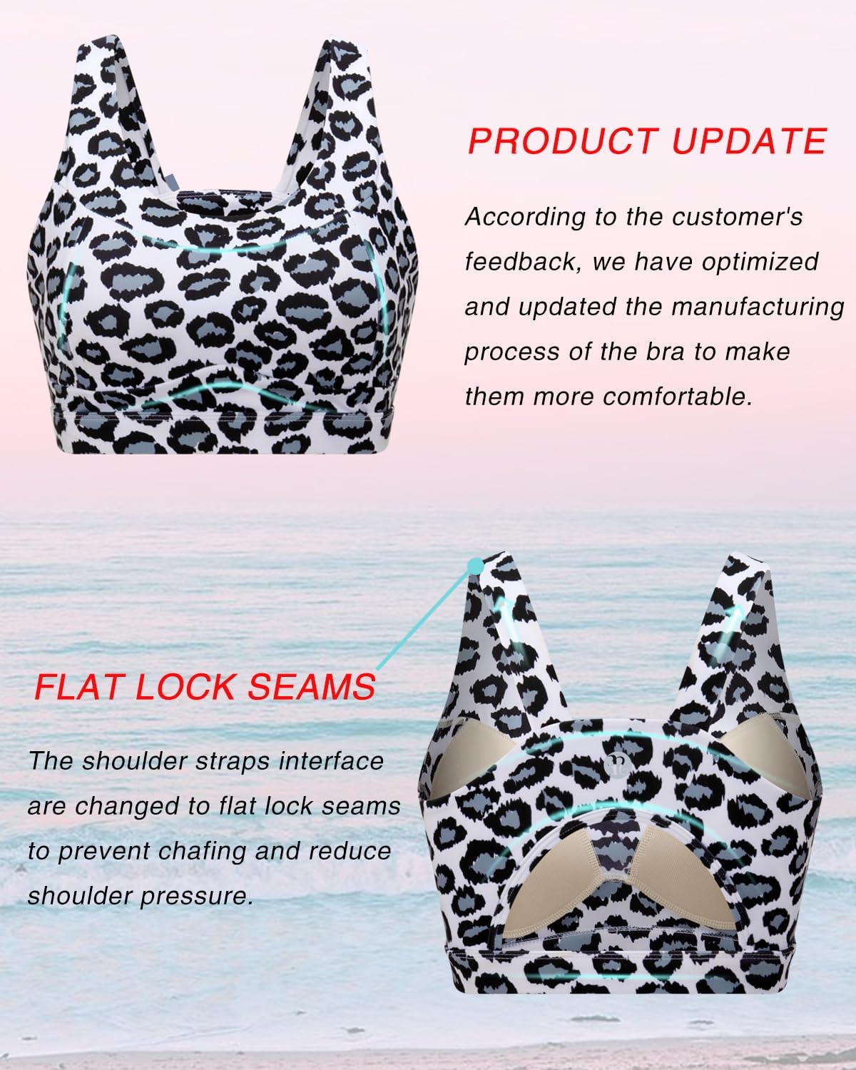 Detalle de RUNNING GIRL Racerback Sports Bra