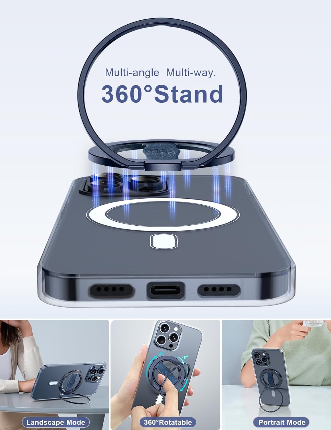 Detalle 2 de EWA MagOne 3rd Gen MagSafe Phone Grip Stand