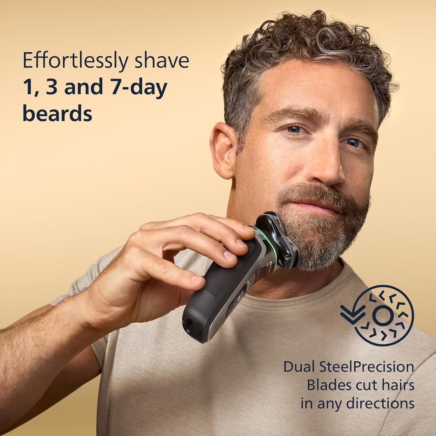 Thumbnail 4 de Philips Shaver i9000 Prestige (XP9202/33) Wet & Dry Electric Shaver with SkinIQ and Beard Styler