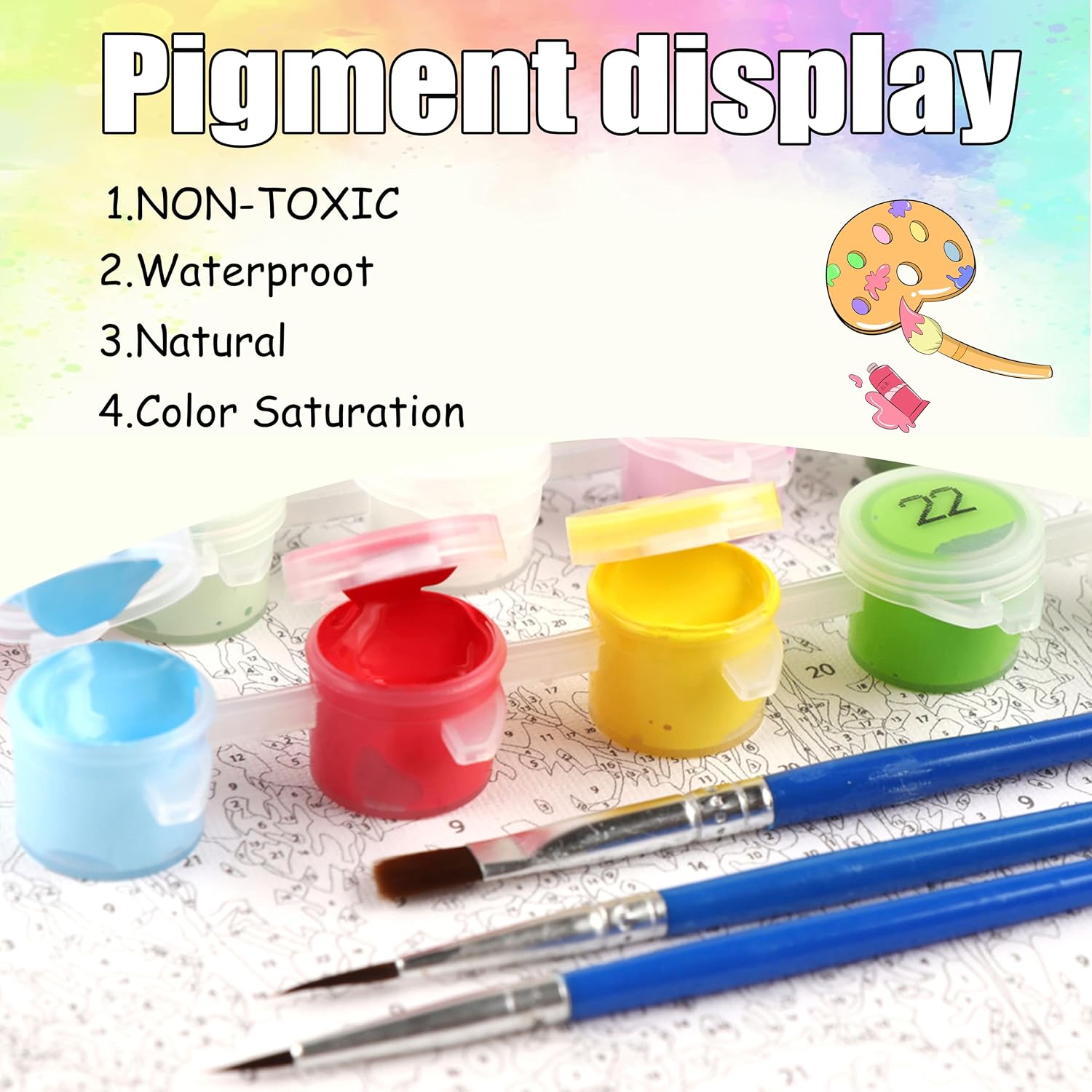 Thumbnail 6 de Hongyrjy Tree of Life Paint by Numbers for Adults – 12x16 inch Kit