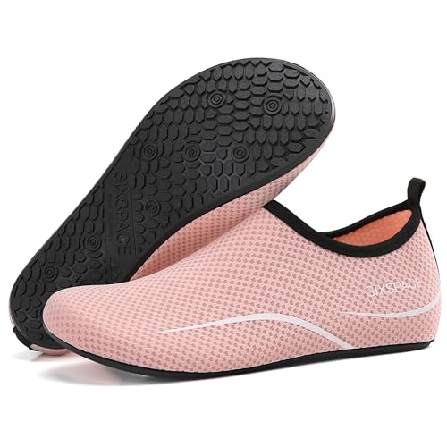 Thumbnail 7 de Sixspace Damen Badeschuhe Pink 40 EU – Wasserschuhe für Strand, Pool und Wassersport