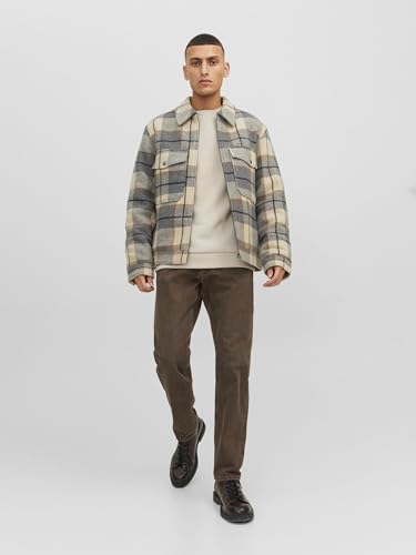 Detalle de JJECHARGE Sudadera con Cuello Redondo Noos Moonbeam de JACK & JONES (Talla L)