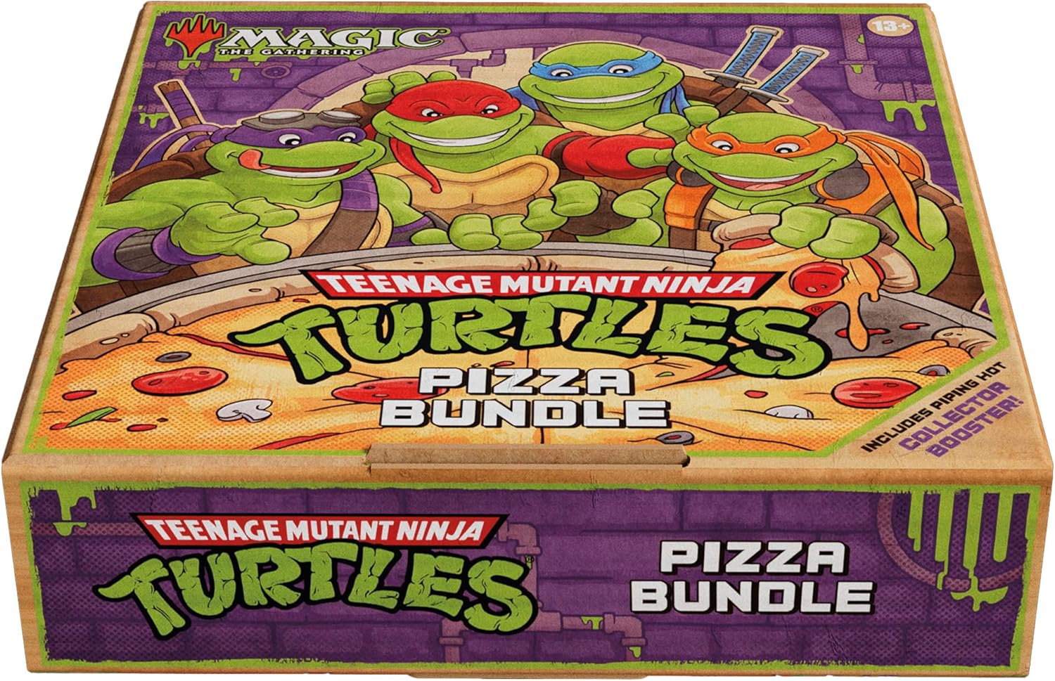 Detalle de Magic: The Gathering | Teenage Mutant Ninja Turtles – Pizza-Bundle (Englische Version)