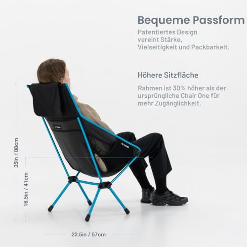 Detalle 2 de Helinox Chair One Highback – Hochlehner-Campingstuhl, 2,6 lbs, Xray Tiger Camo