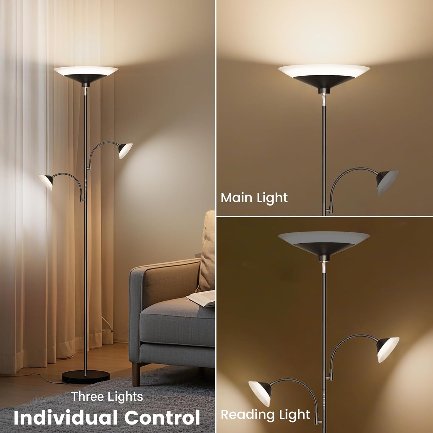 Detalle de SIBRILLE LED Floor Lamp 42W