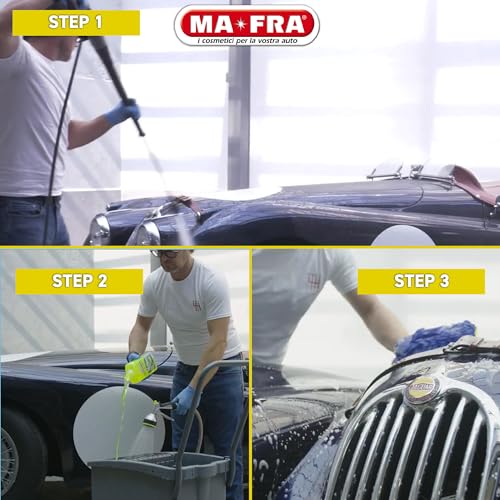 Detalle de Ma-Fra Car Wash Shampoo e Cera: Shampoo auto e cera in 1 soluzione, formato 1000 ml