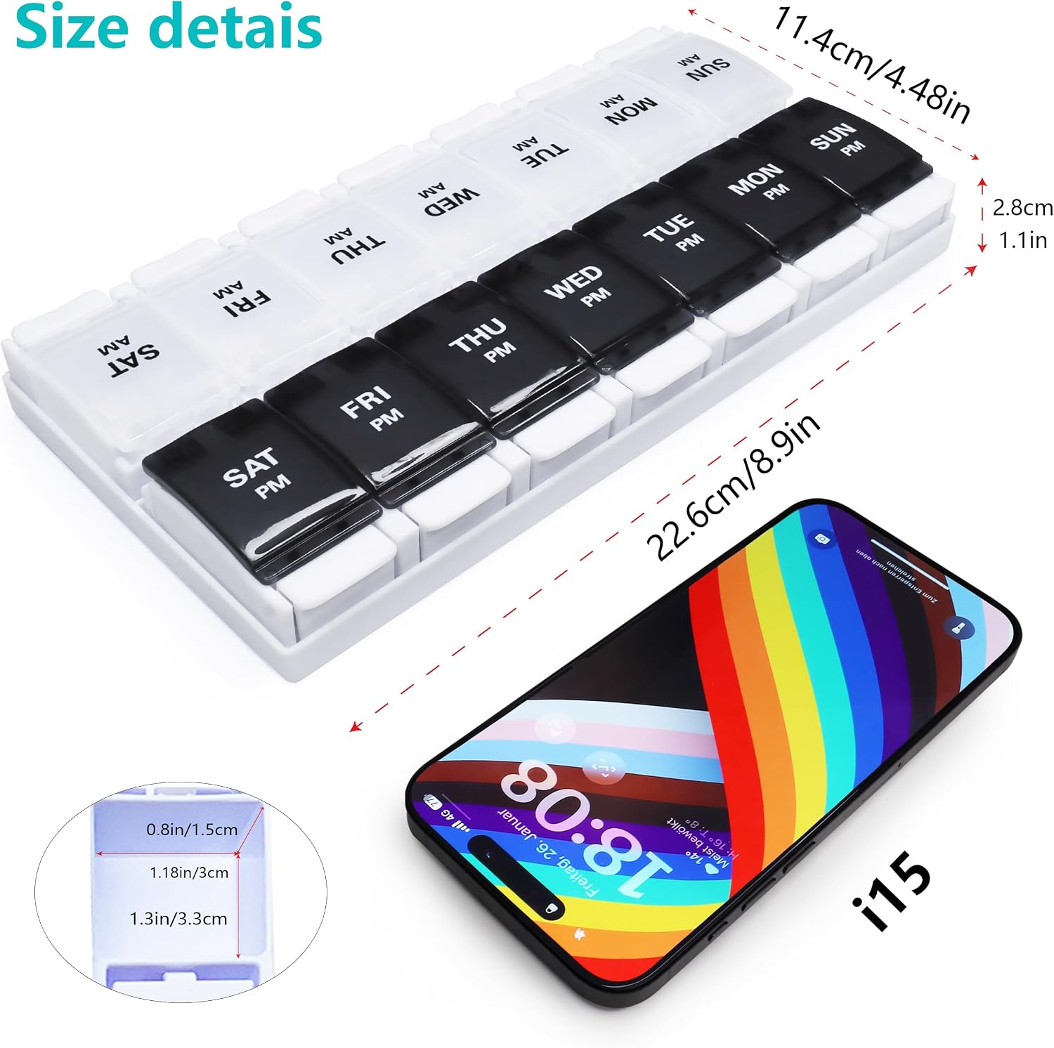 Thumbnail 5 de MOLN HYMY 7 Day Pill Organiser